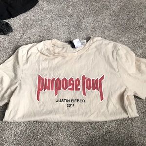 justin bieber tour shirt